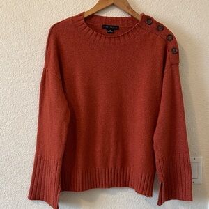 Sanctuary Oversized Super Soft Sweater, size XS, heathered rust color
